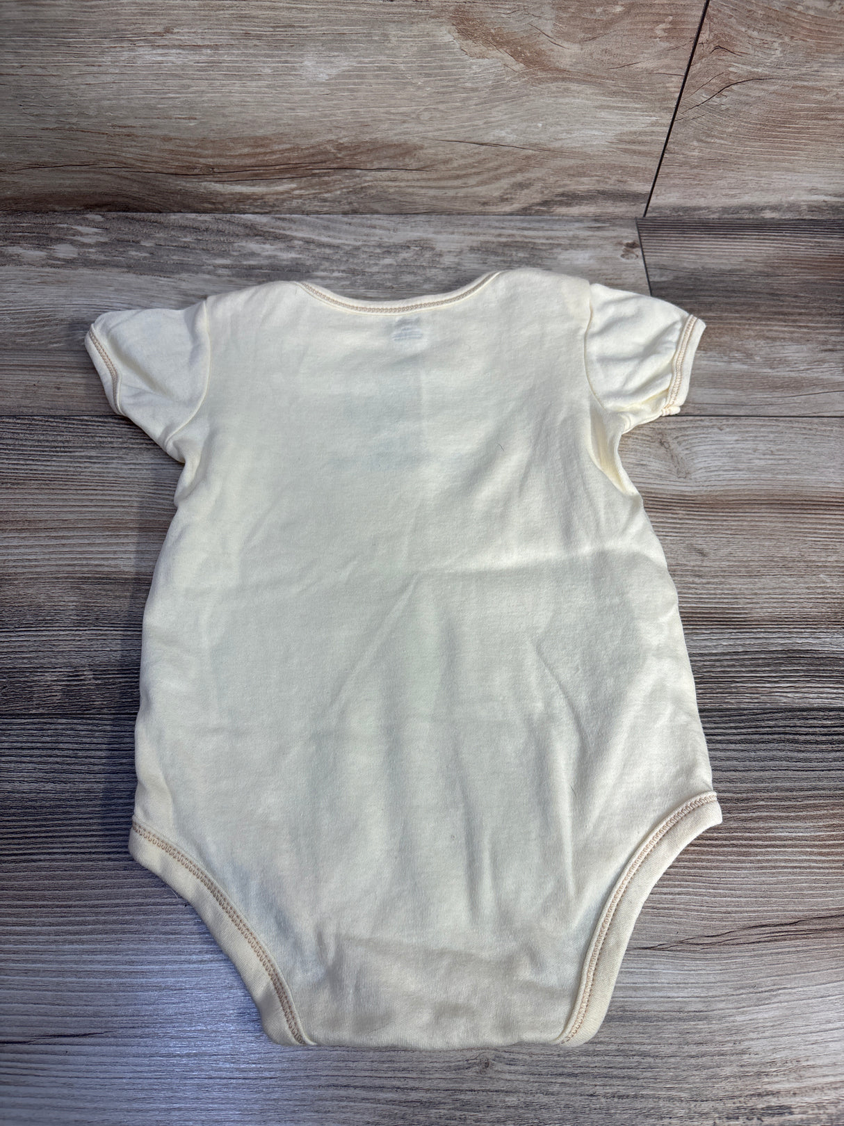 Touched By Nature Holy Guacamole Bodysuit Pale Yellow sz 24m