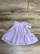 NEW Just One You 2pc Swiss Dot Dress & Bloomers Purple sz 12m