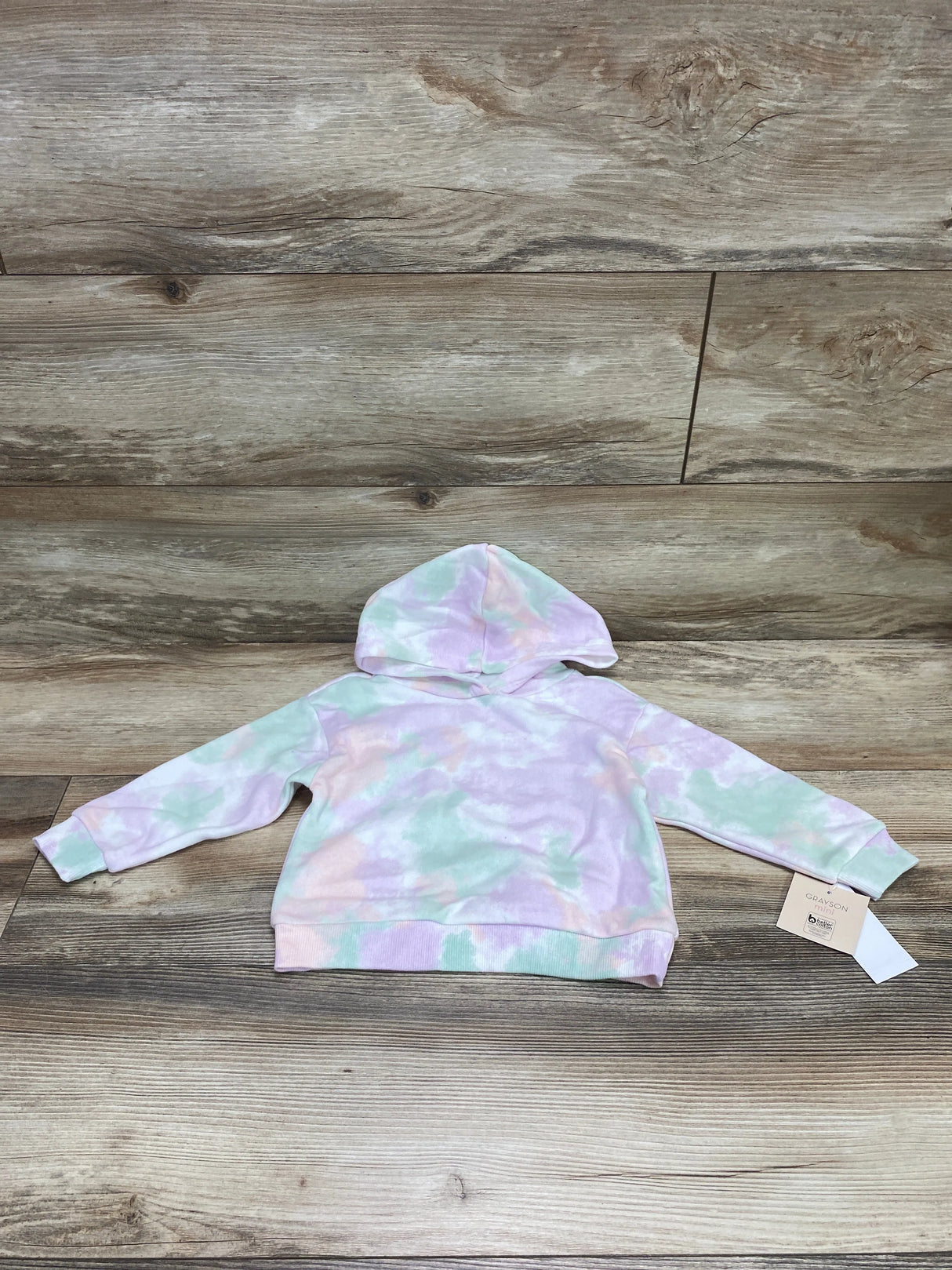 NEW Grayson Mini Tie-Dye Hoodie Purple sz 2T