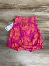 NEW Carter's Floral Shortie Romper Pink sz Newborn