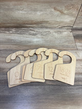 Beautiful Wooden Baby Closet Dividers Set of 7