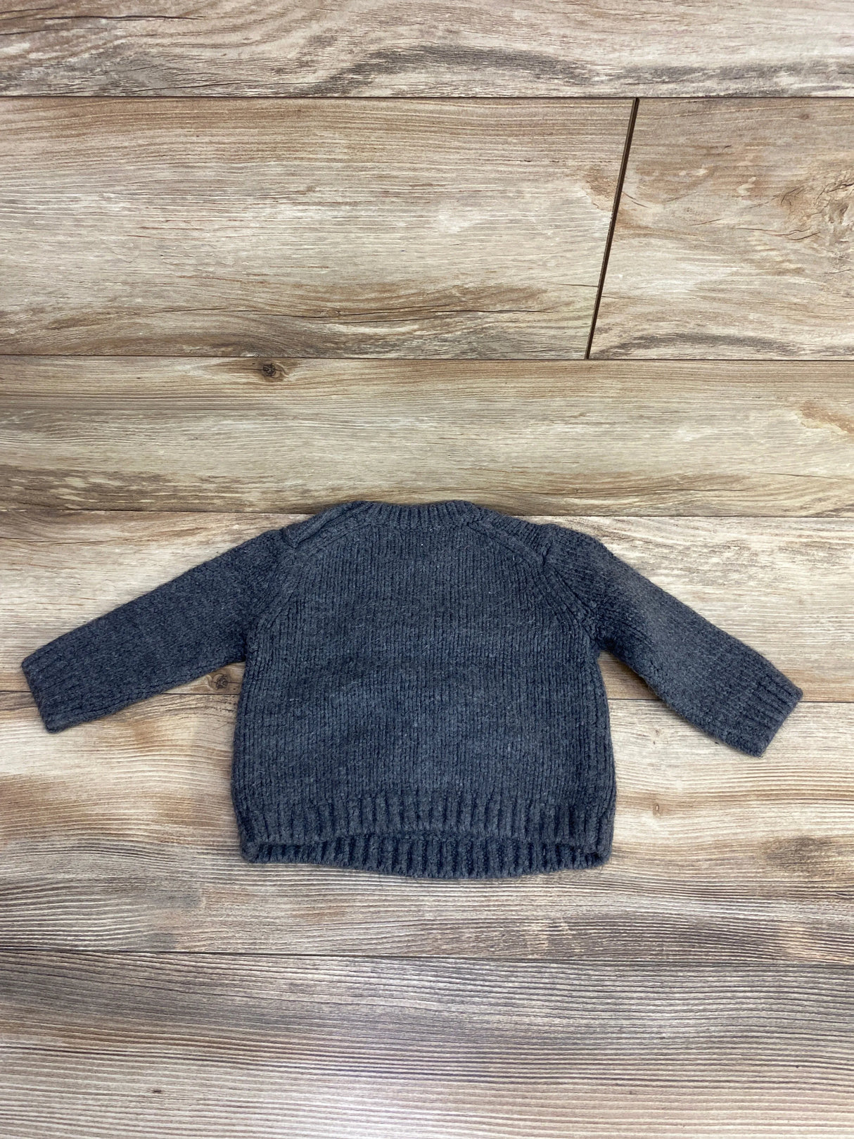 Zara Knitwear Gingerbread Man Sweater Grey sz 9-12m