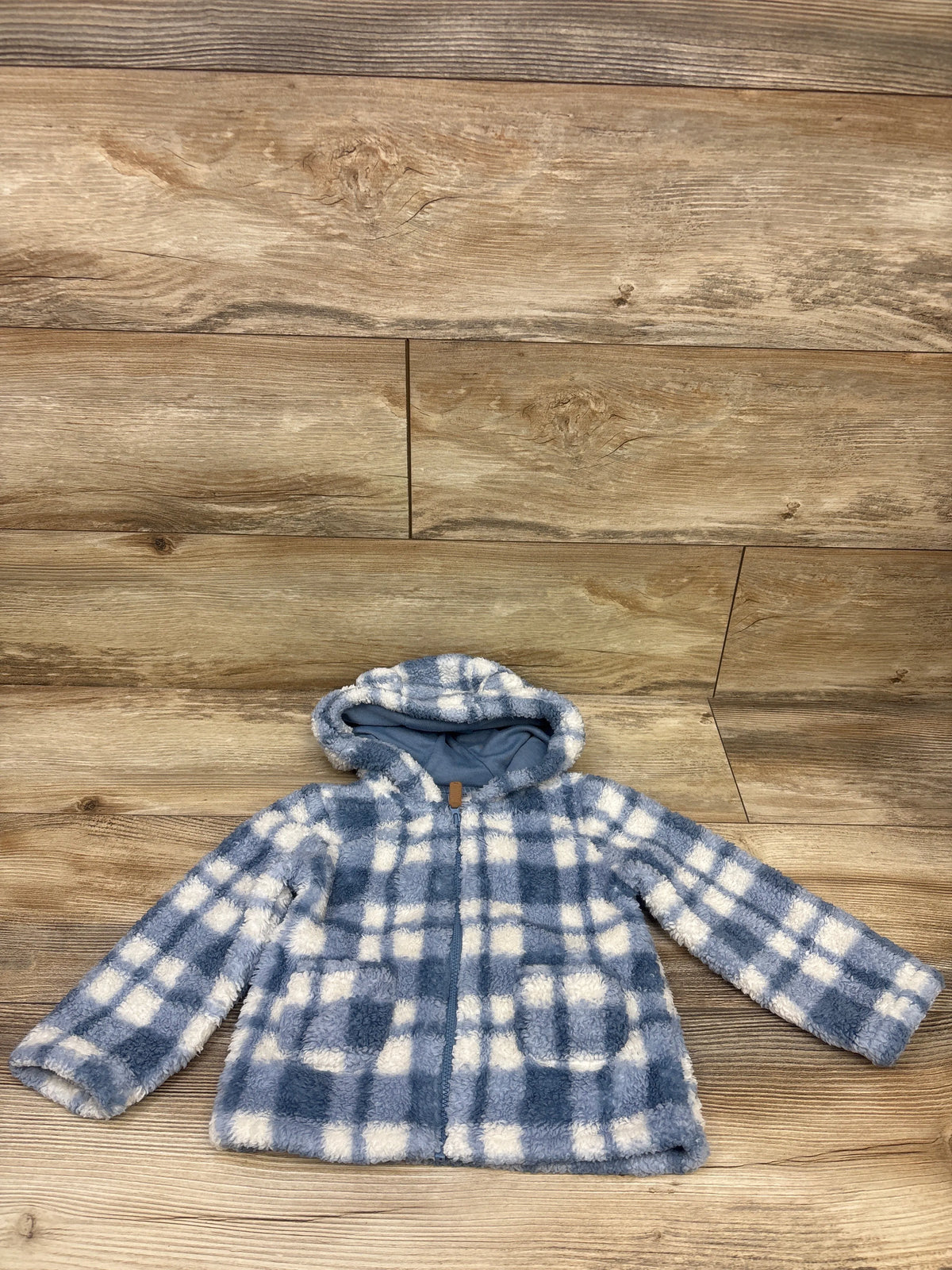 Carter's Full-Zip Sherpa Jacket Blue sz 24m