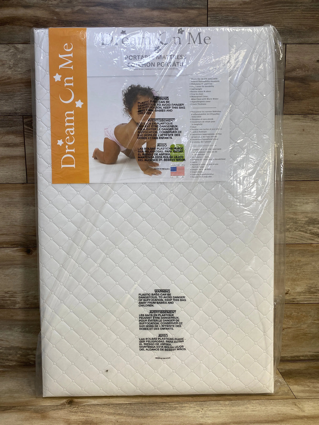 NEW Dream on Me 3" Portable Mattress