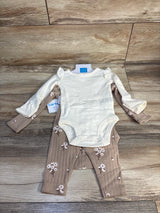 NEW Carter's 3pc Bodysuit Set Beige sz 3m