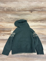 Cat & Jack Hooded Knit Sweater Green sz 3T