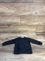 Zara Ruffled Pull Over Sweater Grey sz 9-12m
