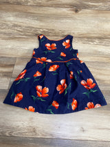 Janie and Jack Floral Pique Dress Navy sz 2T - Me n Mommy To Be