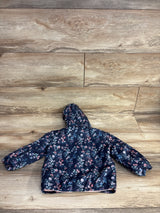 H&M Lightweight Jacket Floral Navy sz 9-12m