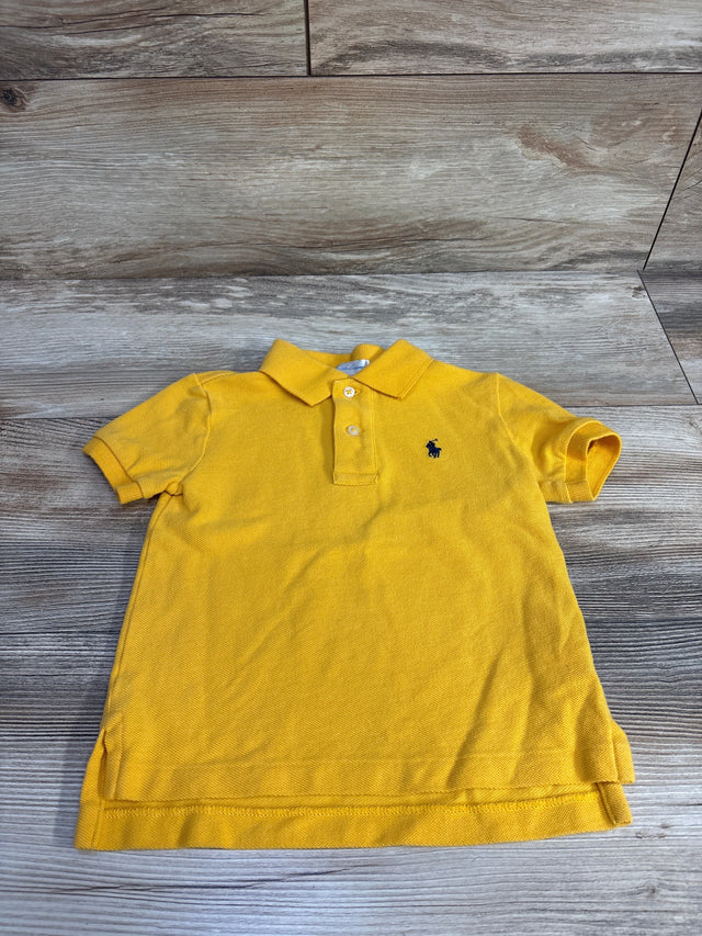 Ralph Lauren Polo Shirt Yellow sz 24m - Me n Mommy To Be