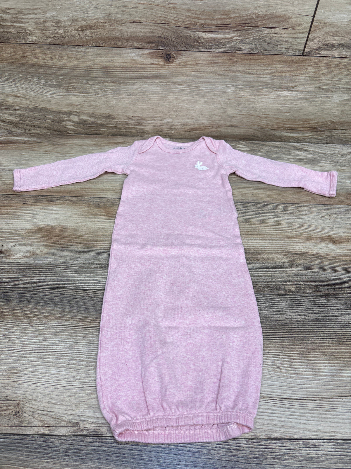 Simple Joys Bunny Sleep Gown Pink sz 0-3m