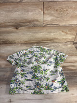 Tucker + Tate Hawaiian Dino Button Up Shirt Beige sz 4T