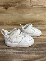 Nike Court Borough Low 2 TD 'Triple White' Sneakers sz 4c - Me n Mommy To Be