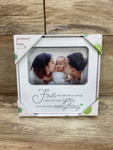 Tiny Ideas Sentiment Frame 'Now We Have Everything' White