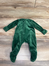 Old Navy Ribbed Velour Sleeper Emerald sz 6-9m