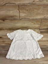 NEW Janie & Jack x Aerin Lace Scallop Hem Dress White sz 2T