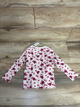NEW Old Navy Floral Thermal Shirt White sz 3T