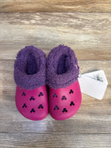 NEW Disney Crocs Classic Lined Clogs 'Mickey Mammoth', Pink sz 8/9c