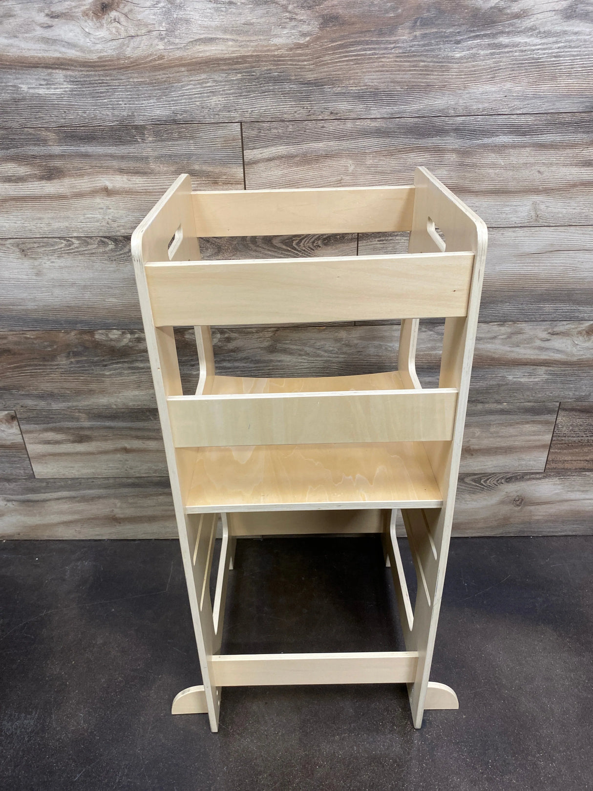 WOOD CITY Step Stool Helper Standing Tower