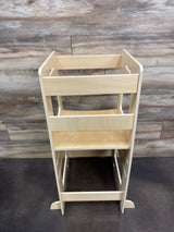 WOOD CITY Step Stool Helper Standing Tower