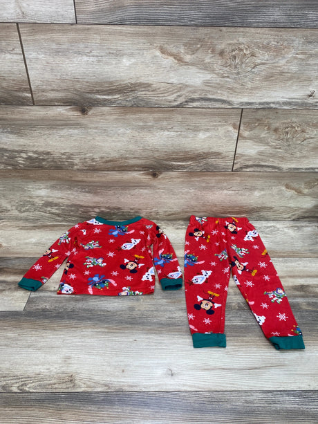 Disney 100 2pc Character Print Pajama Set Red sz 3T - Me n Mommy To Be