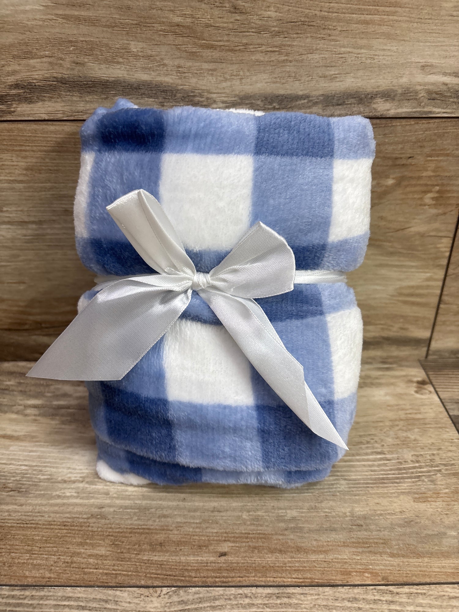 NEW Parent's Choice Plush Baby Blanket Blue