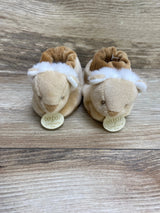 Doudou Et Compagnie Lion Booties Brown sz 0-3m