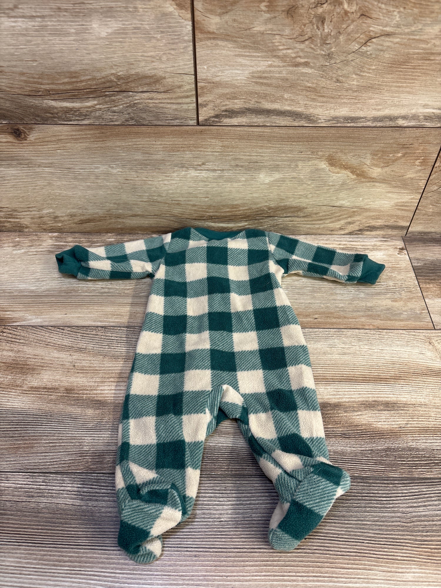 Carter's Blanket Sleeper Green sz Newborn