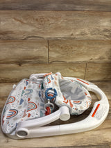 Fisher Price Sit-Me-Up Floor Seat in Rainbow Showers