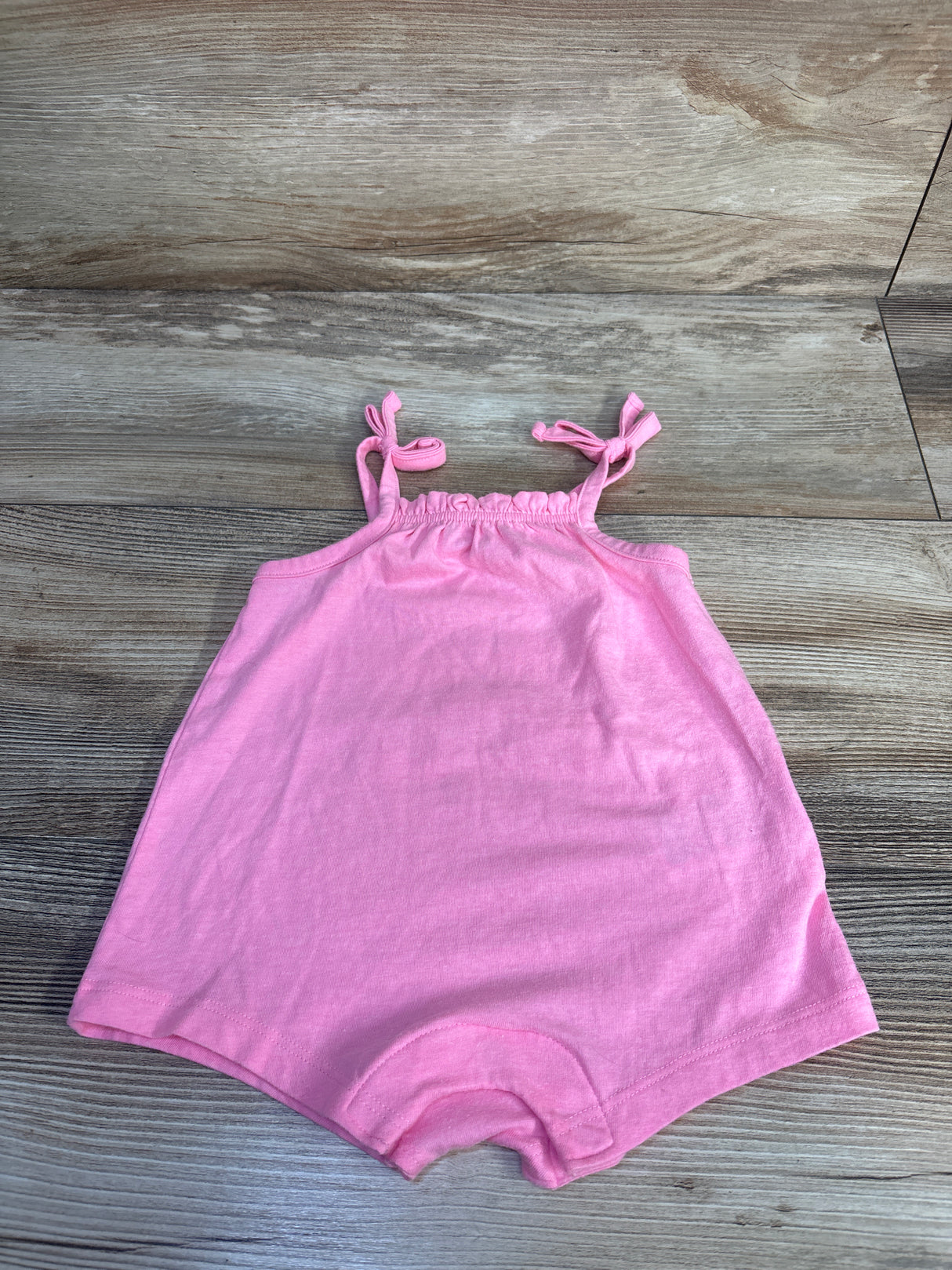 Old Navy Sleeveless Tie-Knot Shortie Romper Pink sz 3-6m
