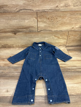 Denim Polo Coverall Blue sz 12-18m
