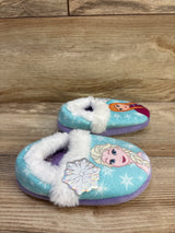 Disney Frozen Slippers Blue sz 7/8c