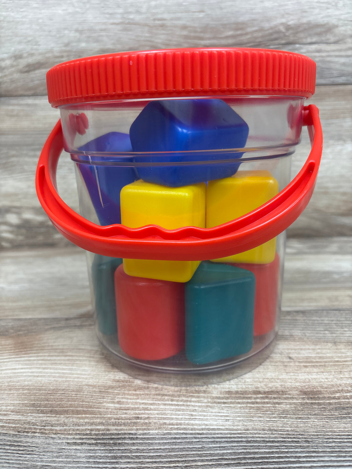 Red Box Shape Sorting Bucket