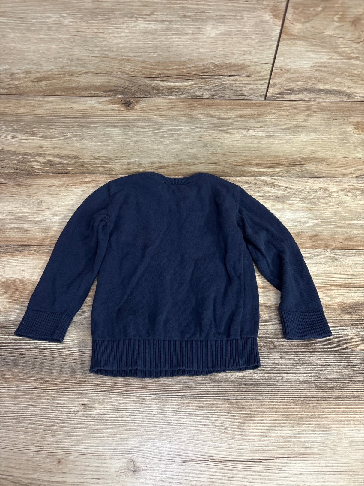 Children's Place Polar Bear Christmas Sweater Navy sz 4T