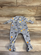 Way To Celebrate! Halloween Candy Sleeper Grey sz 6-9m