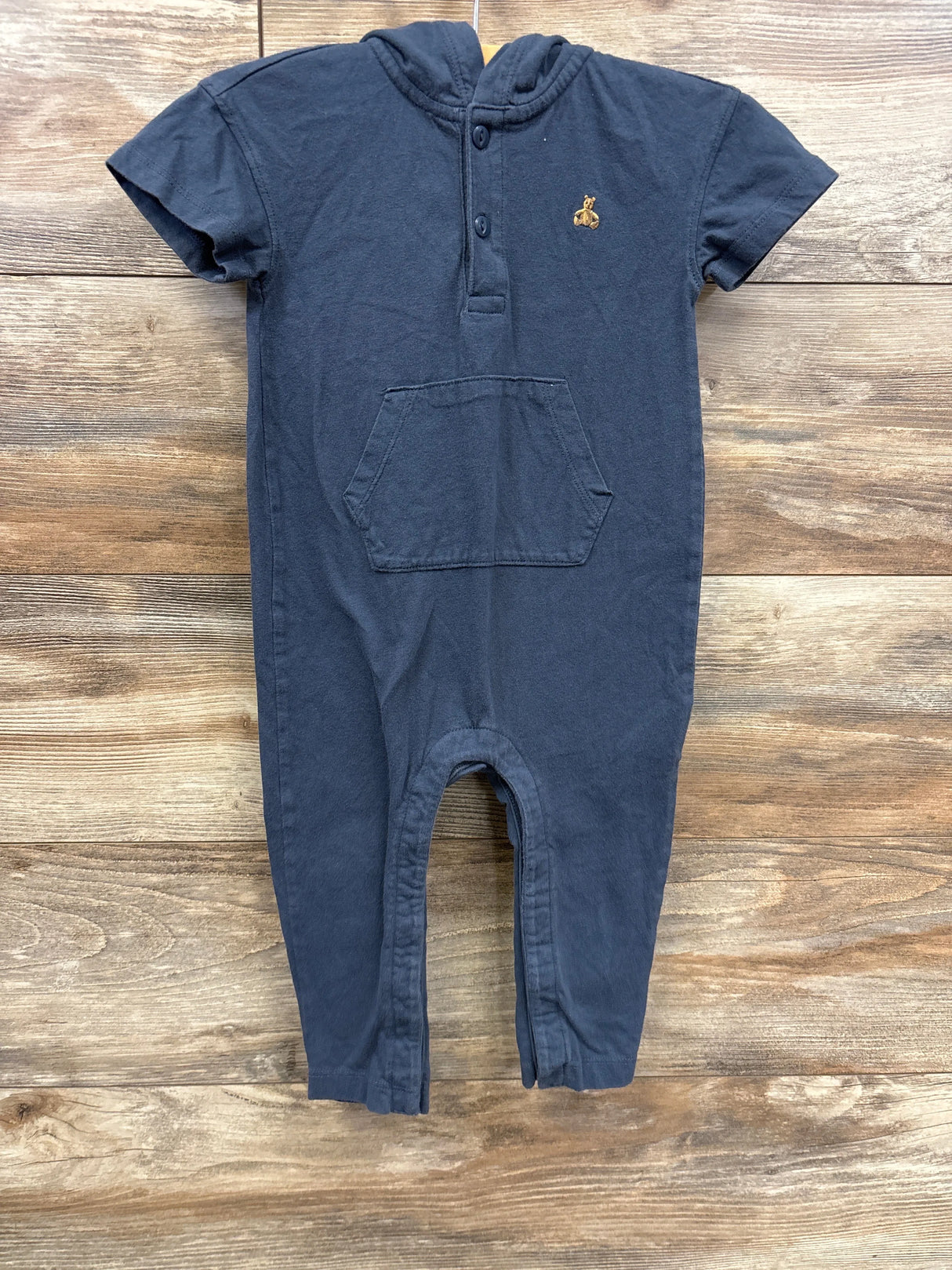 Baby Gap Hooded Coverall Blue sz 18-24m