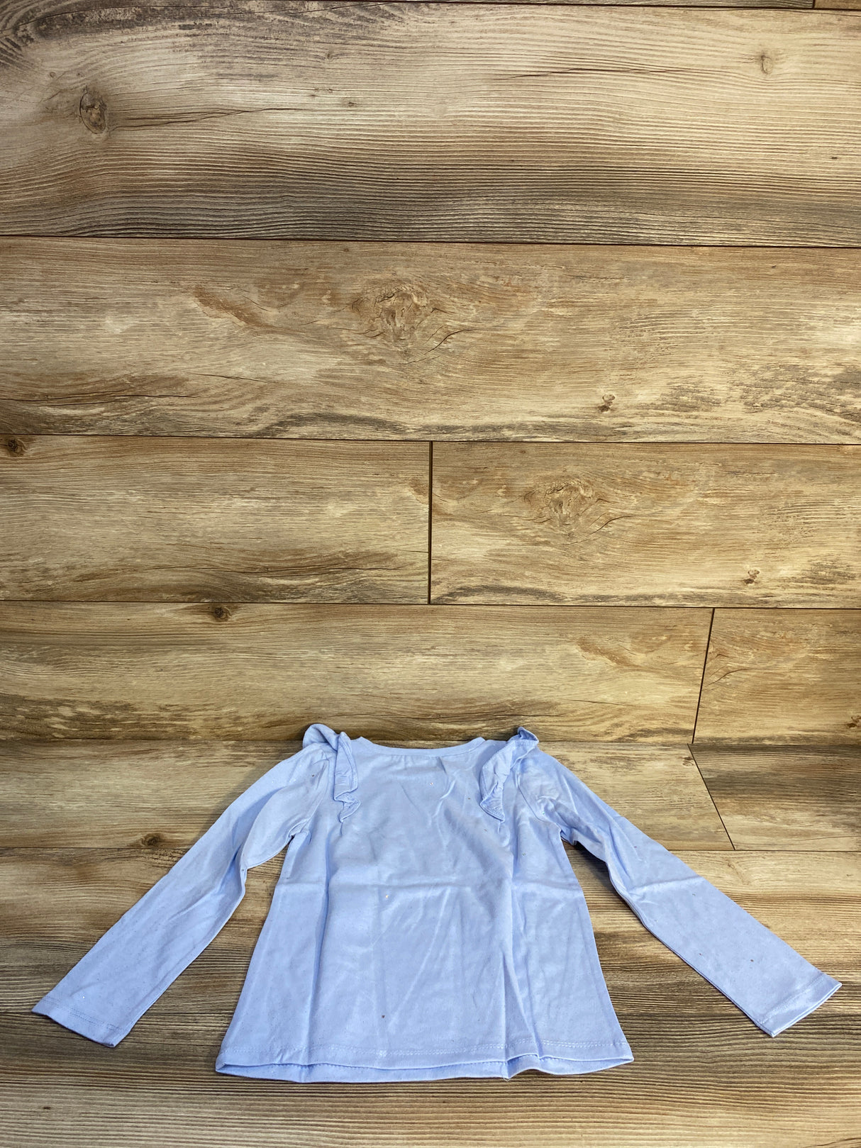 NEW Okie Dokie Ruffle Long Sleeve T-Shirt Frozen Blue sz 5T