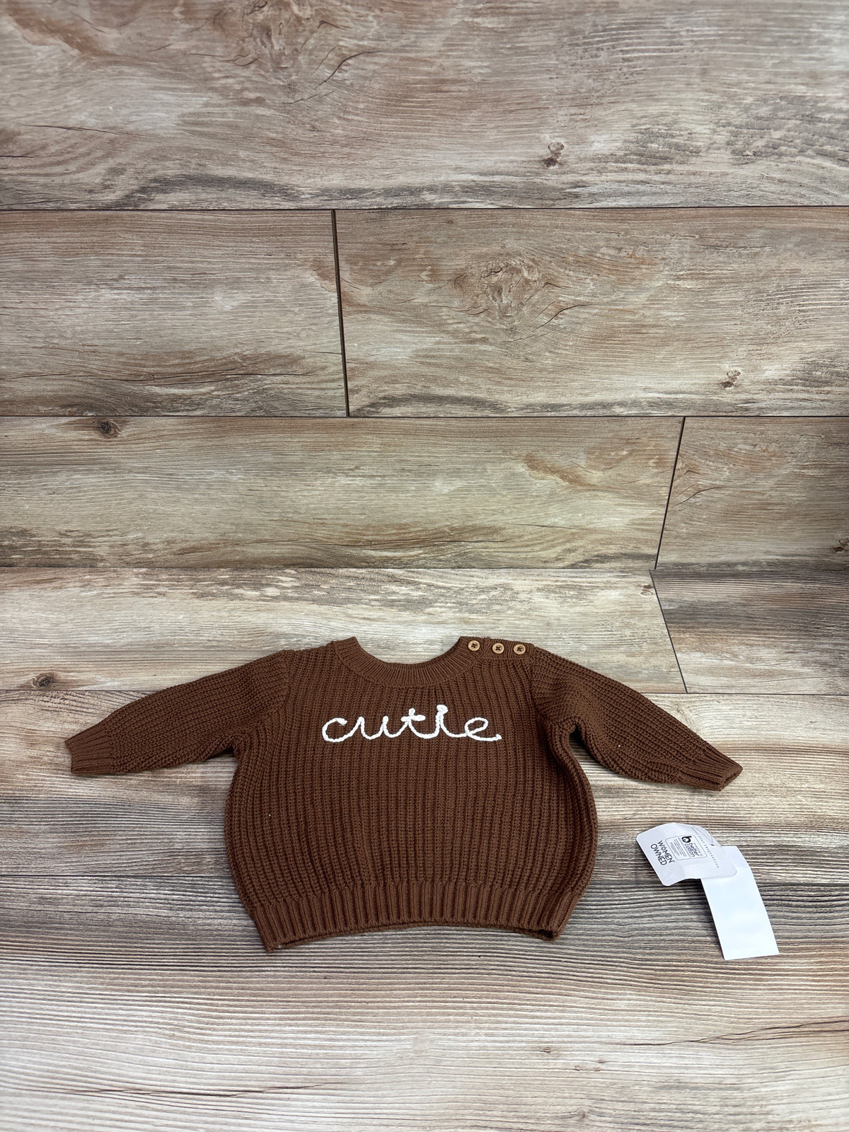 NEW Grayson Mini Cutie Knit Sweater Brown sz 0-3m
