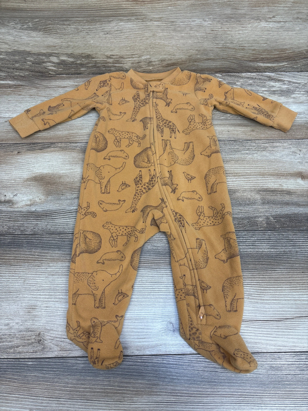 Child Of Mine Blanket Sleeper Orange sz 3-6m