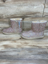 NEW Cat & Jack Holland Shearling Style Boots Gold Sz 5Y - Me n Mommy To Be