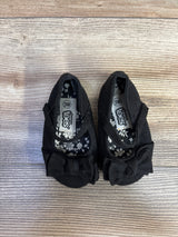 Teeny Toes Mary Jane Bow Flats Black sz 3c