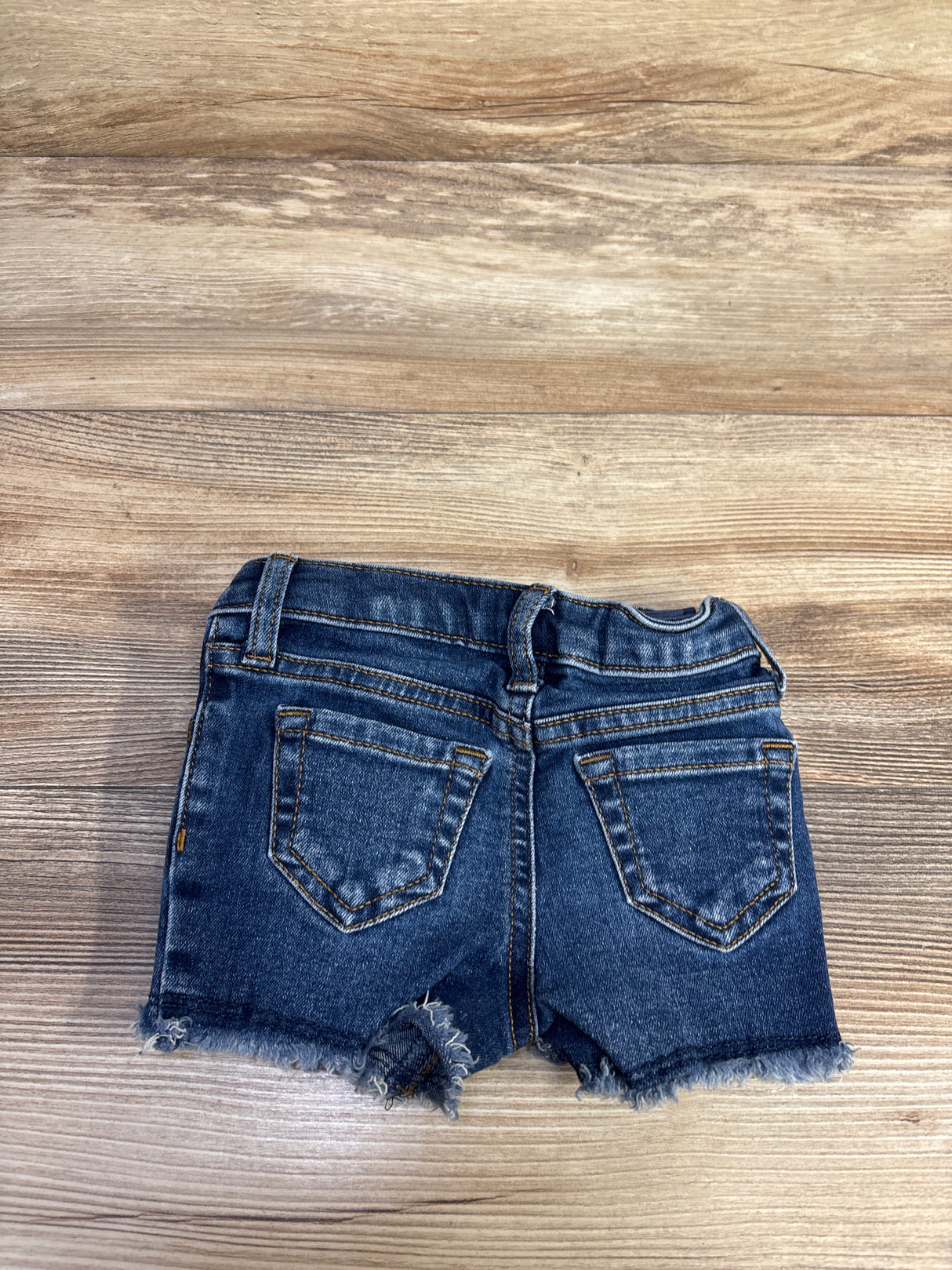 Jumping Beans Floral Embroidered Denim Shorts Blue sz 12m