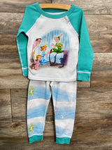 Disney Classic Storybook Peter Pan, Wendy, Michael and John Cotton Pajama Set sz 4T*