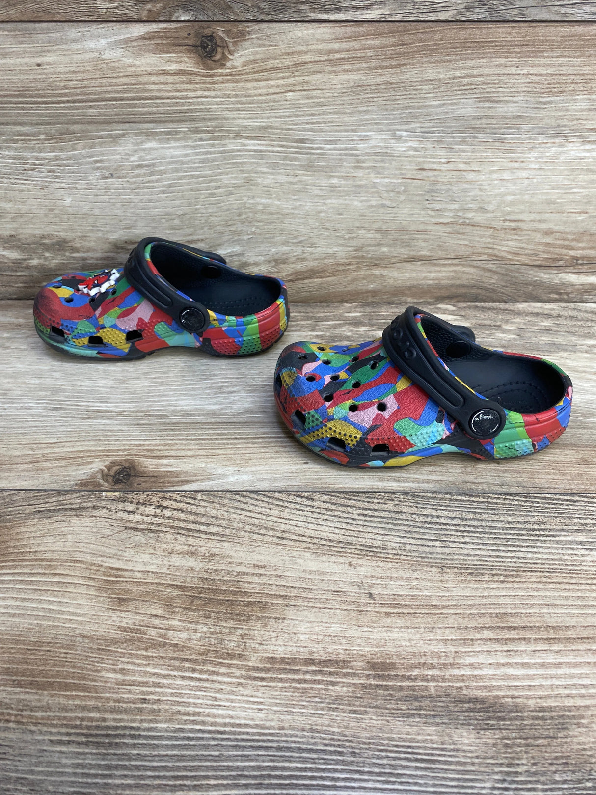 Crocs Classic Bubble Block Clog Multicolor Sz 8c