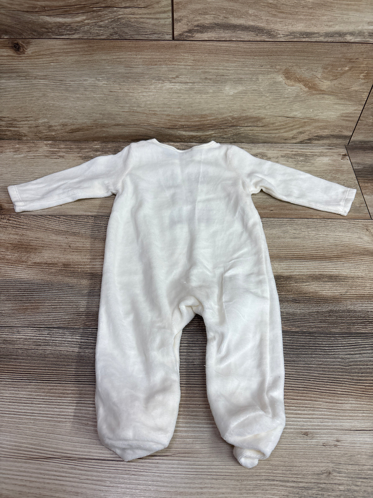 Sterling Baby You Are So Loved Velvet Footed Coverall Ivory sz 9m