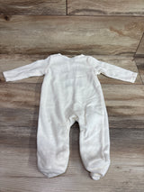 Sterling Baby You Are So Loved Velvet Footed Coverall Ivory sz 9m