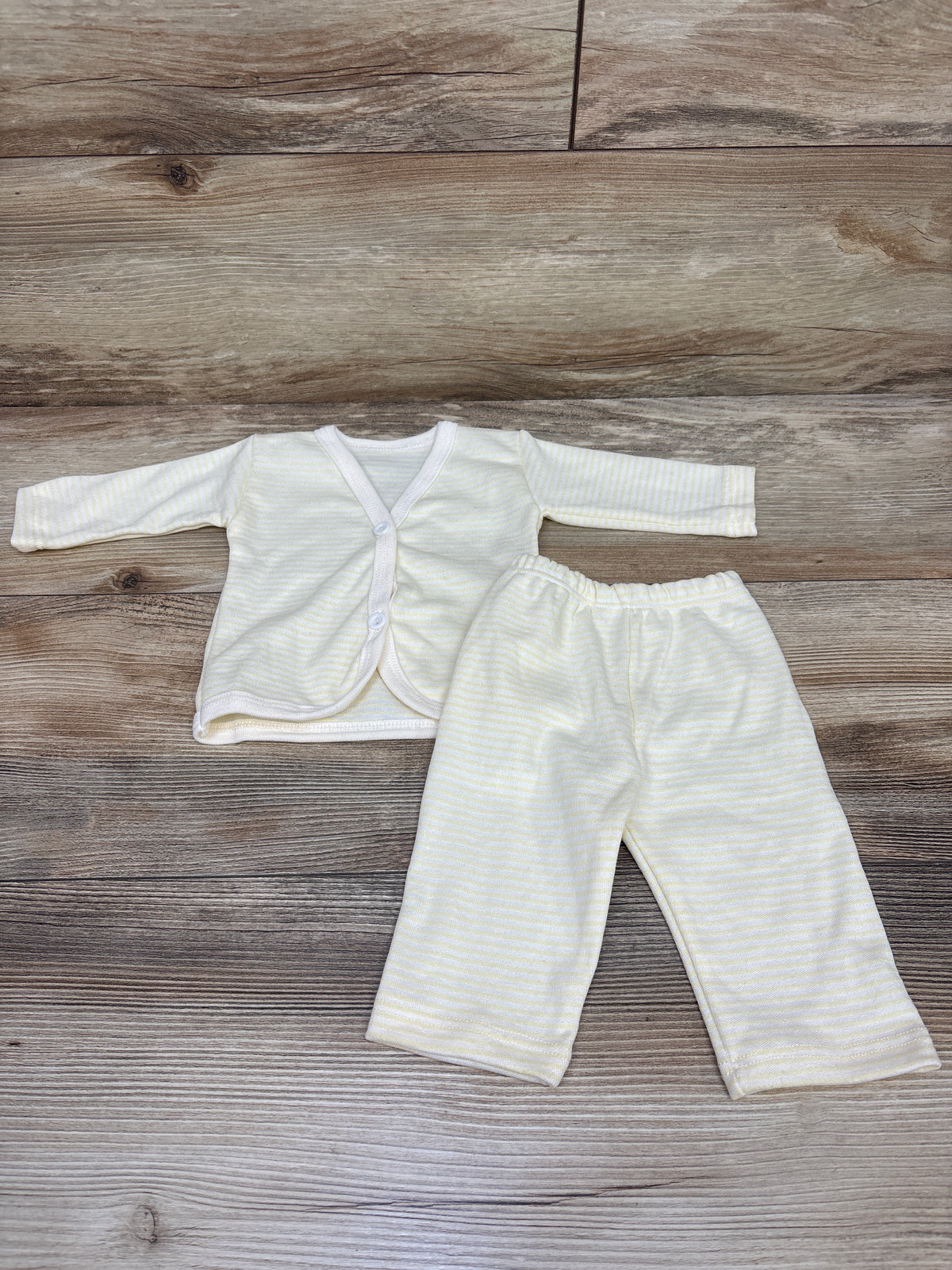 Striped 2pc Shirt & Pants Set Yellow sz 3m