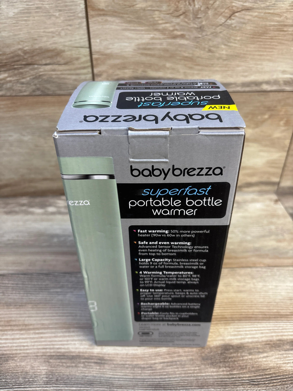 NEW Baby Brezza Superfast Portable Bottle Warmer