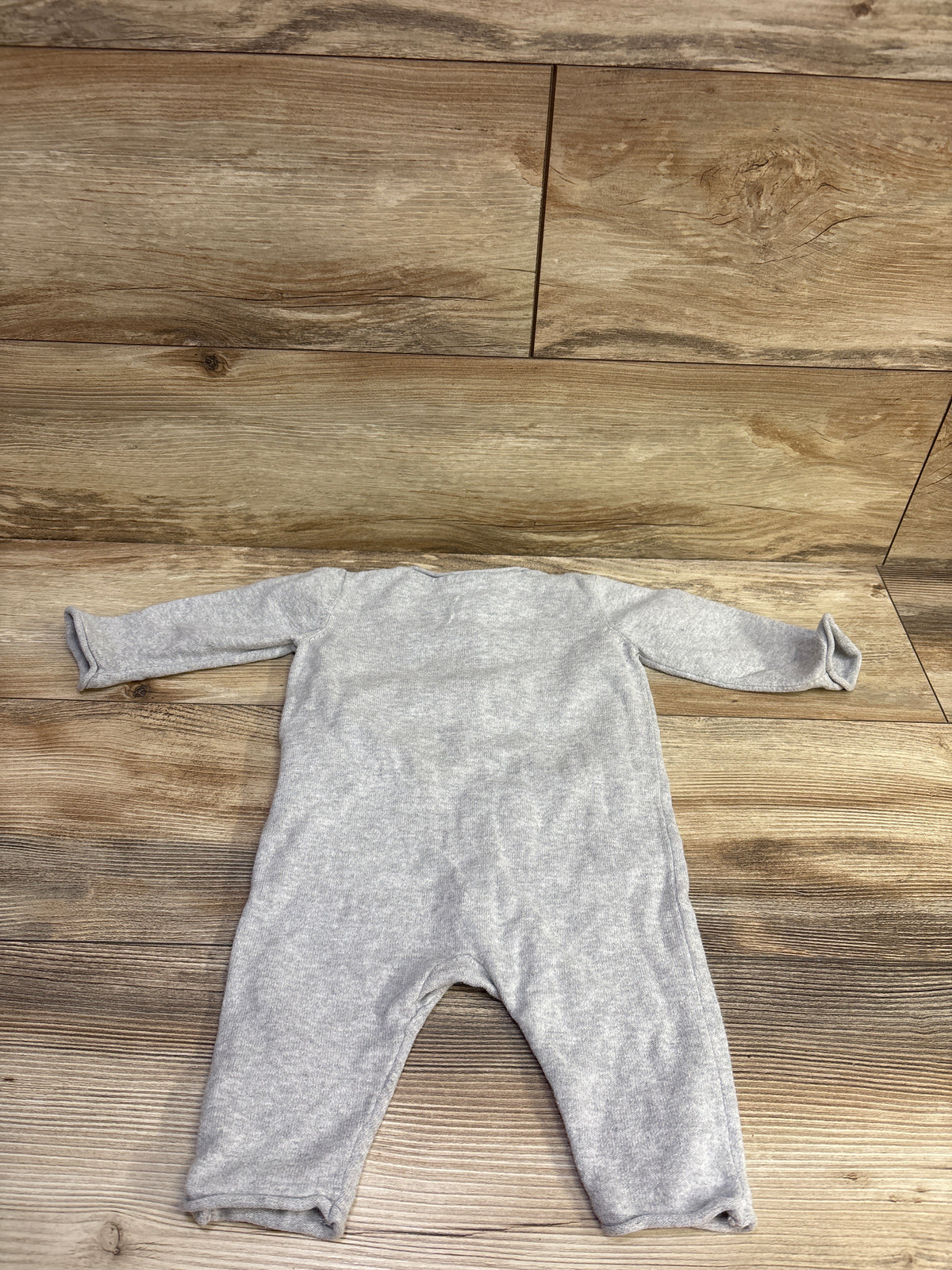 H&M Knit Button Coverall Grey sz 6m