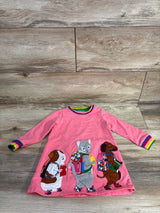 Applique Short Sleeve Dress Pink sz 2T